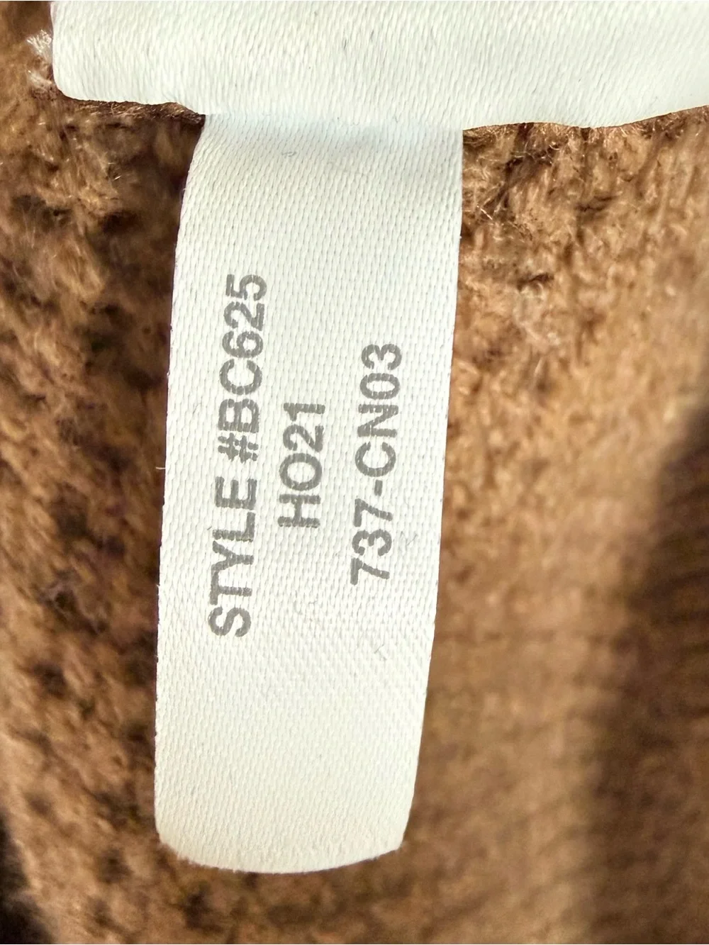 J. Crew Textured Men’s Rugged Merino Wool Shawl Cardigan Sweater Tan L